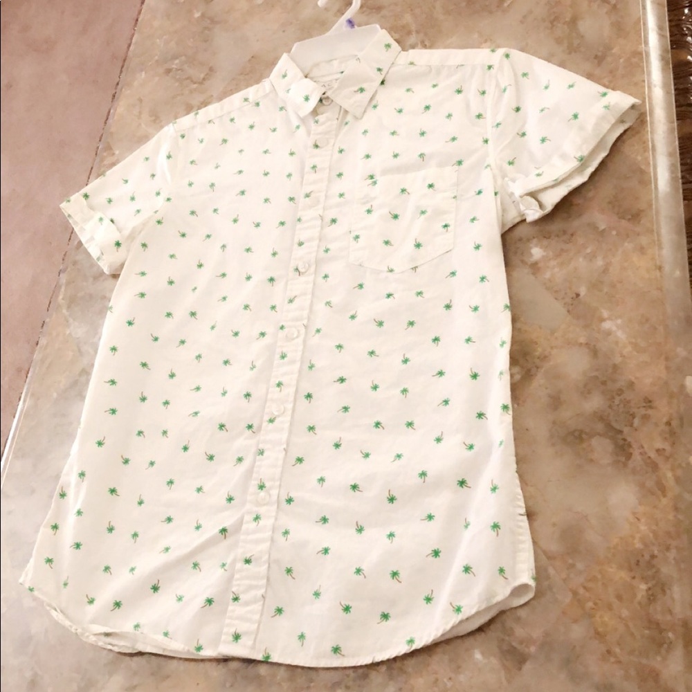 Little Palm tree button up - Picture 2 of 5